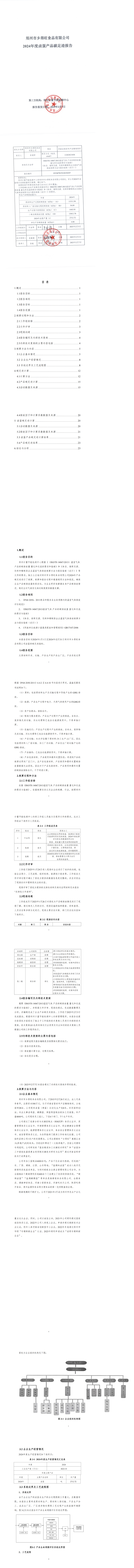 鄭州市鄉得旺食品有限公司2024年度產(chǎn)品碳足跡報告_00